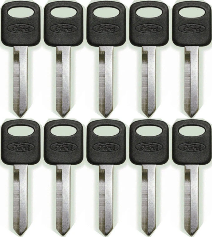 Paquete de 10 - NUEVO FORD ORIGINAL DE FÁBRICA LLAVE DE ENCENDIDO EN BLANCO 596758 se adapta a muchos modelos Foto 1 de 1