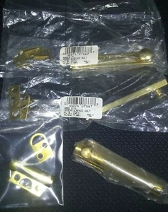 H.B. IVES Model # 40B3 4 inch Modern Surface Bolt Brass (2 ) Model #40B26D Satin - Picture 1 of 4