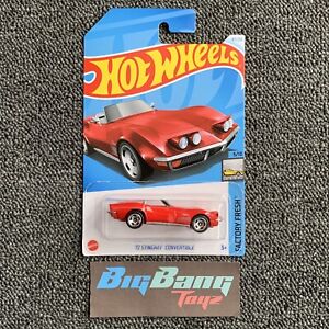 Hot Wheels 72 Stingray Convertible Red #47 Mainline 2024 Case G/H (In-Stock) New
