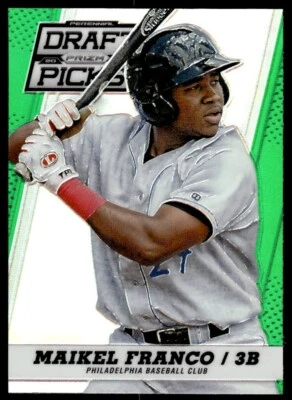 2013 PANINI PRIZM DRAFT GREEN Maikel Franco #20 R38 - Image 1 of 2