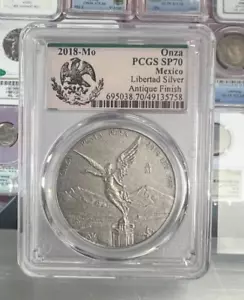 2018-Mo Onza PCGS SP70 Silver Libertad - Picture 1 of 2