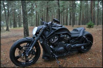 For Harley Davidson Night Rod Special Black Motorcycle Rear View Side Mirrors US - Image 1 of 4