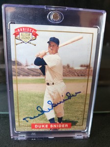 Signed 1994 Nabisco All Star Legends Duke Snider Brooklyn Dodgers HOF Autograph 