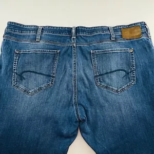Mavi Straight Leg Jeans Mens 42x30 Blue Denim Pants Trousers - Picture 1 of 9