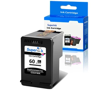 1PK Black Ink Cartridge for HP 60 XL 60XL Deskjet F2480 F2488 F4210 F4480 D2560 - Picture 1 of 12