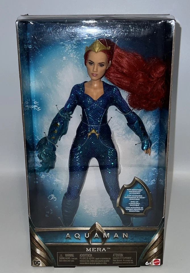 2018 Mattel Aquaman Mera Doll NRFB