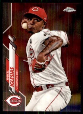 2020 Topps Chrome Raisel Iglesias Cincinnati Reds #175 - Image 1 of 2