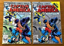 CAPTAIN AMERICA 292 (1ST) AND 292 (2ND)  1ST APP NOMAD 1983/1992