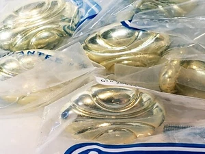 Amerock Messing Oval Knöpfe BP1396-3 Menge 10 Schubladengriffe Ovelform  - Bild 1 von 7