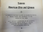 FAMOUS AMERICAN MĘŻCZYŹNI I KOBIETY 1896