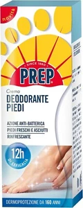 Prep, Crema Deodorante Piedi, Crema per i Piedi Antiodore con Attivo Antibatteri - Foto 1 di 2