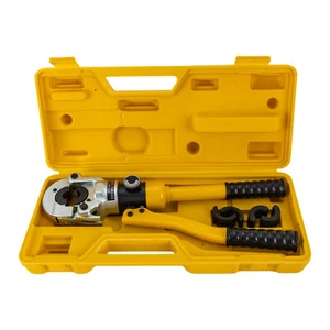 8T Hydraulic copper pipe Crimper Crimping Pliers Kit 3 Set* Dies FOR 12,19,25mm - Picture 1 of 24
