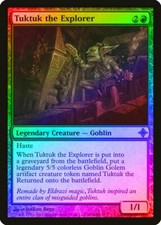 Tuktuk the Explorer FOIL Rise of the Eldrazi NM Red Rare MAGIC CARD ABUGames