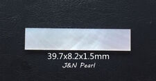 2pcs Australian Mother of Pearl Block Inlay for Banjos & Guitars 39.7x8.2x1.5mm