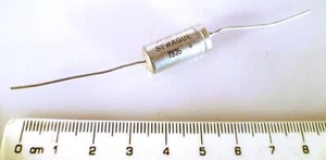 Condensador de tántalo axial Sprague 150D 33uF 35V Milspec MBL2-25B - Imagen 1 de 3