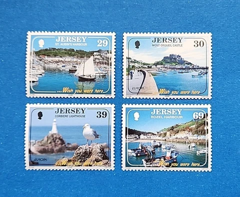 Jersey Stamps, Scott 1112-1115 Complete Set MNH Cover