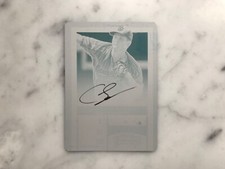 2017 Panini Contenders Draft Picks Cyan Plate CLARKE SCHMIDT Auto Yankees 1/1