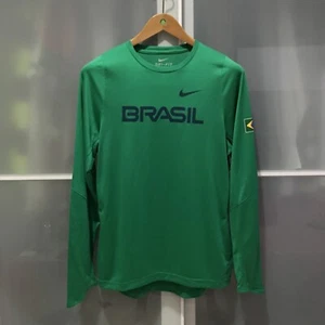 NIKE BRAZIL NATIONAL BASKETBALL TEAM SHOOTING SHIRT FIBA EUROBASKET JERSEY 3XL - Picture 1 of 3