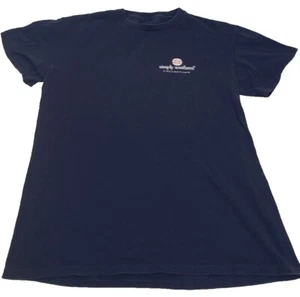 Simply Southern Womens T-Shirt Small Blue Short Sleeve Have No Fear Of Depths - Picture 1 of 8