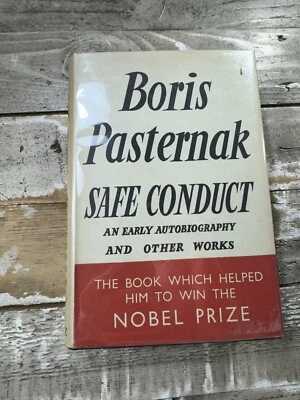 1959 Antique Autobiography "Boris Pasternak: Safe Conduct" Dust Jacket - Image 1 of 4