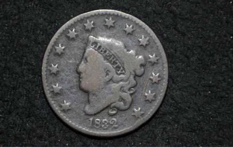 1832 Large Cent ** Medium Letters ** VG Details ** FREE SHIPPING Cover