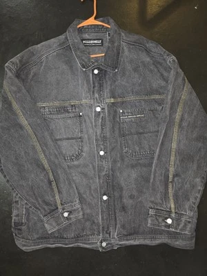 Jaqueta jeans tamanho grande Y2K Pelle Pelle Marc Buchanan TAMANHO XXXL - Imagem 1 de 4