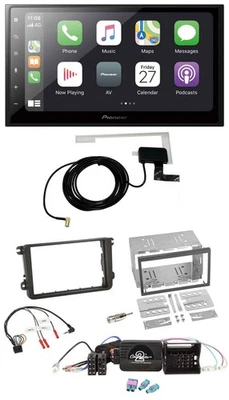 Pioneer USB Lenkrad 2DIN Bluetooth DAB Autoradio für VW Passat Polo Scirocco Sha - Bild 1 von 4