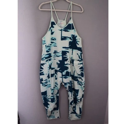 Mono FP Movement Hot Shot S Palm Beach Verde Sin Mangas Informal Verano Mameluco Foto 1 de 4