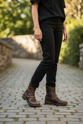 Botines de cuero El Naturalista para mujer talla 41/10,5 EE. UU.  Foto 1 de 4