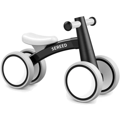 Bicicleta de equilibrio para niños pequeños - ¡Diseño ligero de 4 ruedas para un juego seguro en interiores/exteriores! Foto 1 de 4