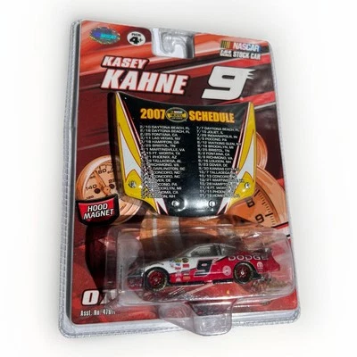 KASEY KAHNE #9 NASCAR 1:64 DIECAST CAR WITH HOOD MAGNET 2007 SCHEDULE NEXTEL CUP - Image 1 of 4