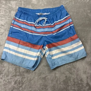 St John’s Bay Badehose blau weiß orange gestreift ohne Innenfutter Herren Gr. L - Bild 1 von 10