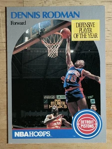 1990-91 Hoops #109 Dennis Rodman - Picture 1 of 2