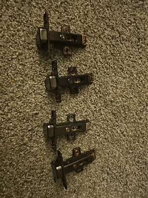 Dobradiça de armário sem moldura oculta sobreposição completa - clipe na placa - 【pacote com 4] - Imagem 1 de 3