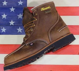 Botas con punta de acero impermeables Thorogood American Heritage 6" HECHO 2o EE. UU. 804-3696 - Imagen 1 de 12