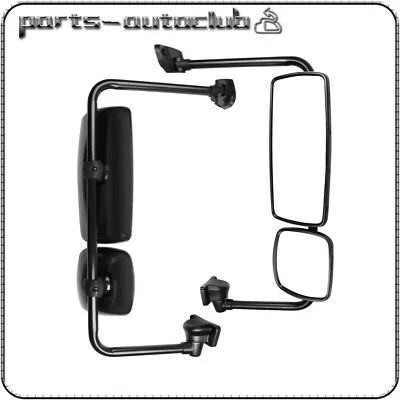 LH+RH Heated Black Mirrors Complete For 2003-2016 Freightliner M2 Columbia M2 Foto 1 de 4