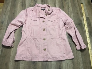 Talbots Jacket, Women's Size Large, Pink, Button Up, Long Sleeve - Picture 1 of 11