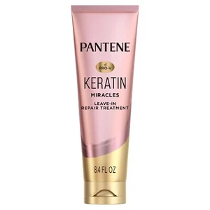 Pantene Keratin Leave-In Conditioner, Protein Treatment, with Argan Oil, Repairs - Picture 1 of 5