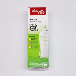 Playtex Nurser w/Drop-Ins Liners 3M+ Closer To Natural Feeding Adjustable Angle - Picture 1 of 6