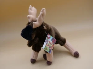 1995 SMALL OF THE WILD FANCY FLOPPY MOOSE 8" Plush Toy - Picture 1 of 4