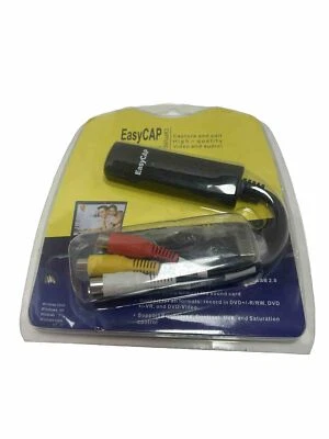 Easy Cap Capture USB 2.0 Video Adapter With Audio Windows 2000/XP/7/Vista - Image 1 of 2