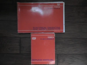 1993 Chevrolet G Van Electrical Wiring Diagram Service Manual & Service Manual - Picture 1 of 2