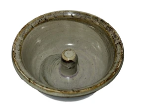 Vintage Apple Cooker Handmade Glazed Pottery Signed - Picture 1 of 5