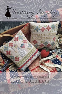 Lady Columbia - Americana Mamas I~Heartstring Samplery - Picture 1 of 1