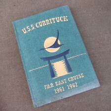 USS Currituck Seaplane Tender AV-7 1961-1962 Far East Cruise Navy Cruise Book