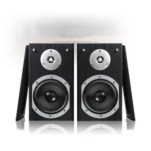 Fenton SHFB55B 5" Hi-Fi Passive Bookshelf Speakers 140W Home DJ Set - Picture 1 of 5