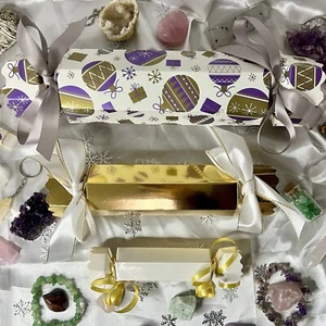 Crystal Cracker Christmas Gemstone Surprise Xmas Unique Gift Set Idea - Picture 1 of 6