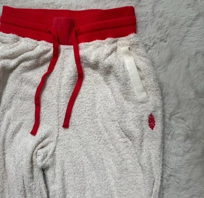 Pantalones de chándal Free People Movement para mujer talla XS marfil/rojo cómodos nuevos sin etiquetas Foto 1 de 4
