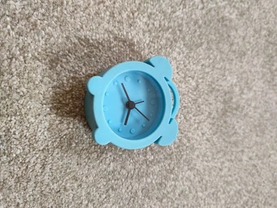 Hama Mini Uhr Analog Anzeige hellblau batteriebetrieben - Bild 1 von 3