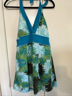 Traje de baño Jaclyn Smith para mujer talla 18 de una pieza Traje de baño Nuevo con etiquetas Aqua Floral Foto 1 de 4